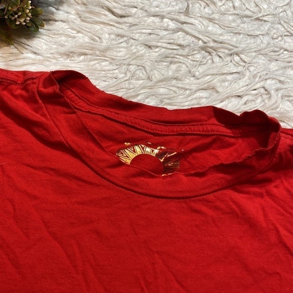 Spiritual Gangster Love More Red Short Sleeve Crewneck Tee sz S - Picture 4 of 10